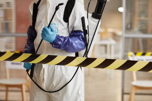 Professional Biohazard Cleanup technician working in Deerfield, OH